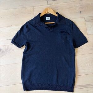 Velasca | Short-Sleeved Linen Polo Shirt